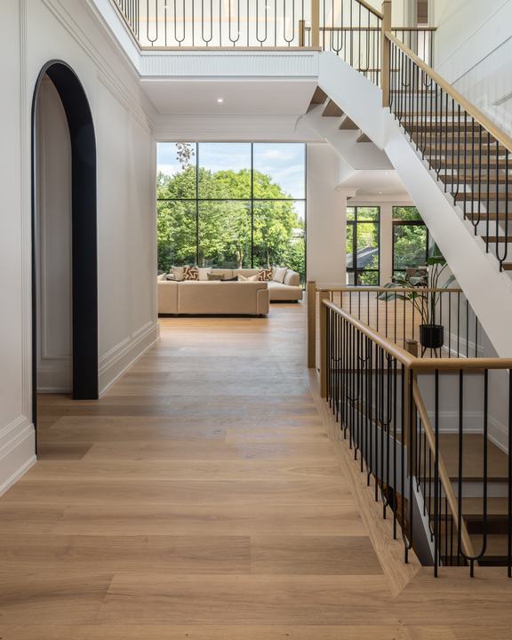 Khayeri flooring in a private residence