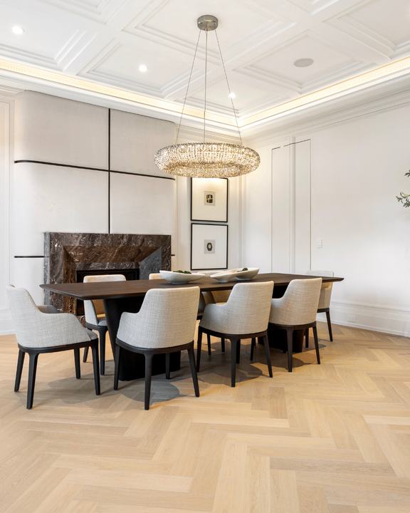 Khayeri flooring in a private residence
