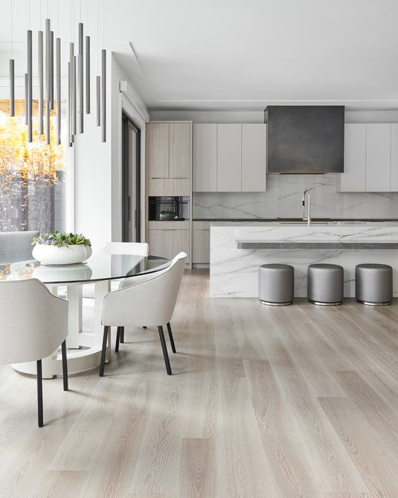 Khayeri flooring in a private residence